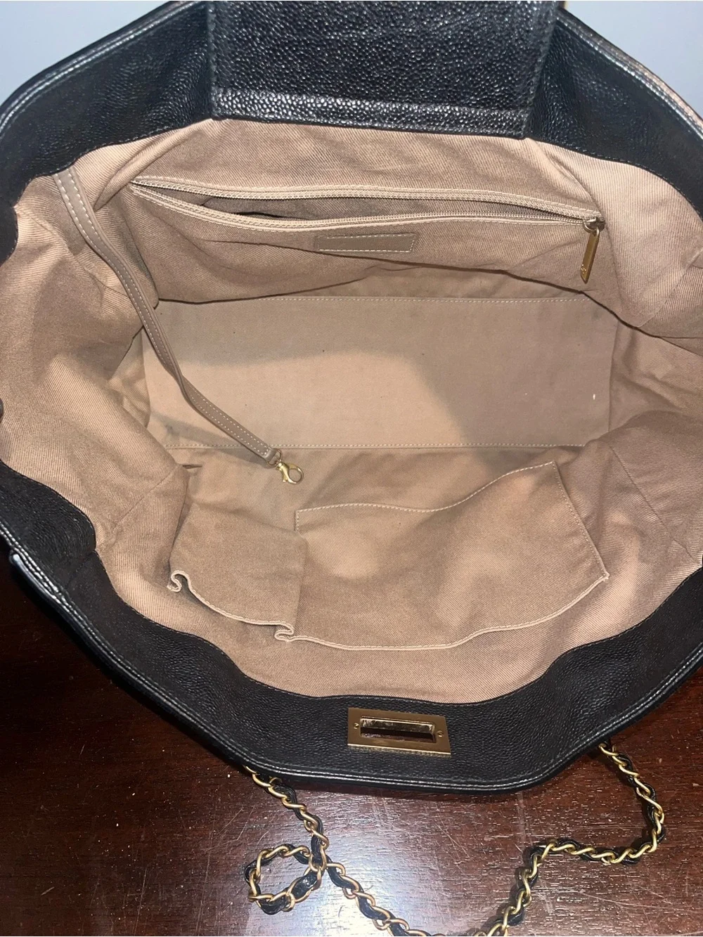 2012 Chanel Caviar Large Edy Reissue Tote